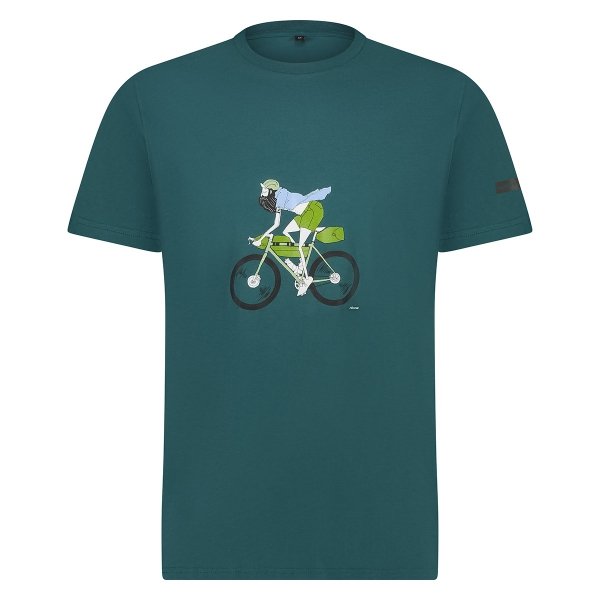 Koszulka Shimano SENTIERO LTD — męska, głęboki oceaniczny, rozmiar L