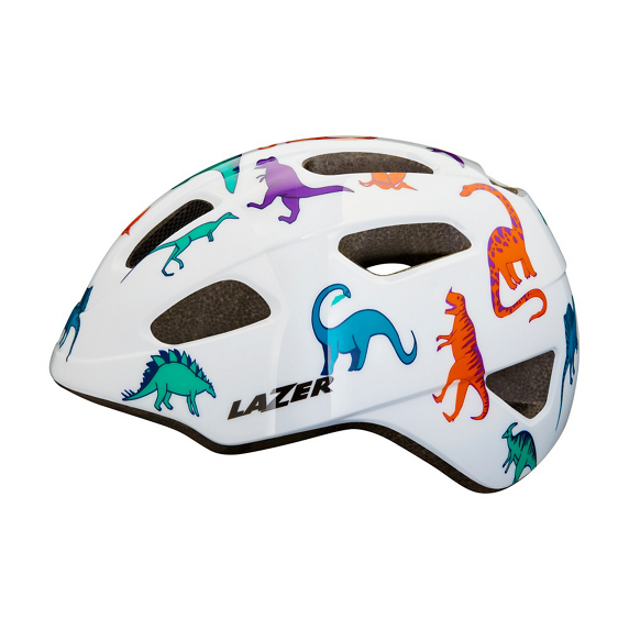 Kask dziecięcy Lazer Pnut KinetiCore — Dinosaurs, rozmiar Uni (46–52 cm)