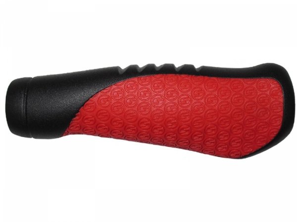 Chwyty SRAM Comfort Grips — czarno-czerwone, 133 mm