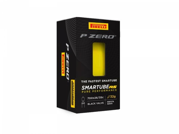 Dętka TPU Pirelli P ZERO SmarTUBE RS — 700×26–35C (26/35-622), Presta 42 mm, żółta