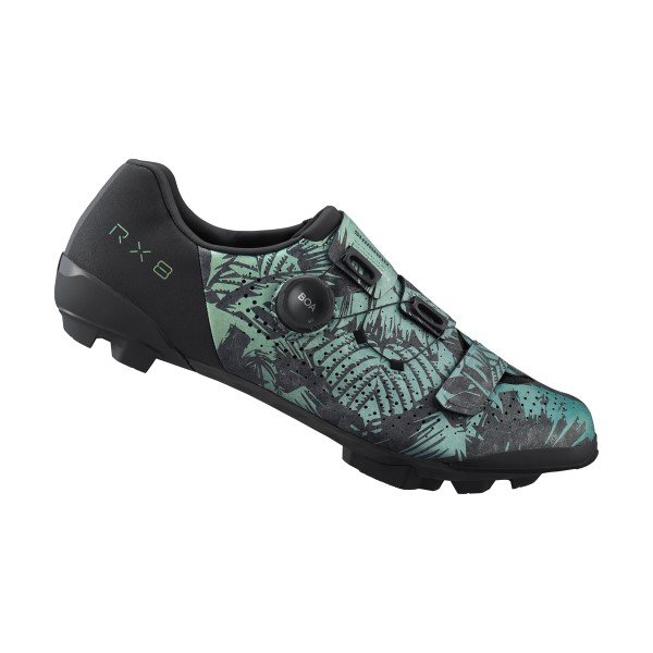 Buty Shimano SH-RX801 — gravel, Tropical Leaves, SPD (2-śrub), rozmiar 46