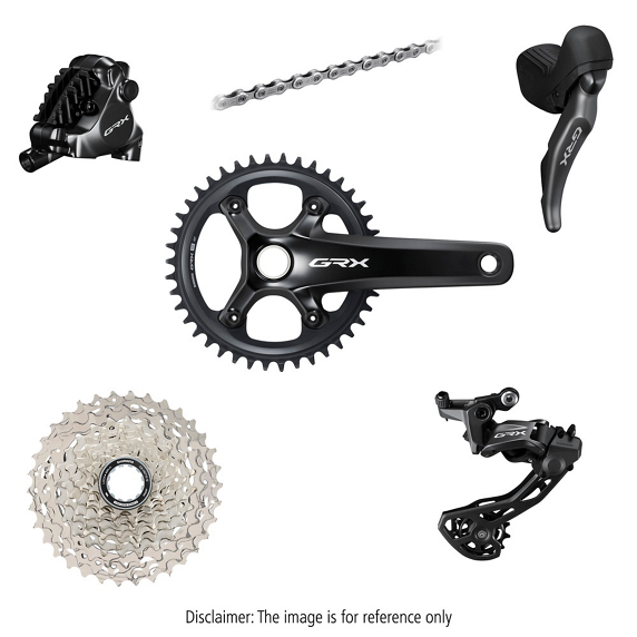 Grupa Shimano GRX 820 1x12 170 mm 40T 11-34T