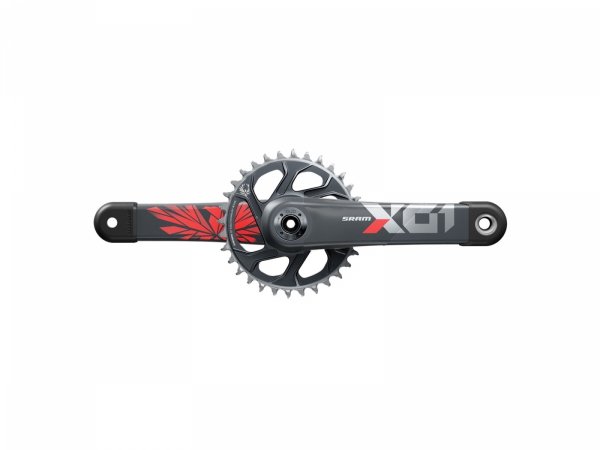 Korba SRAM X01 Eagle DUB 1x12 170 mm 32T DM — czerwona