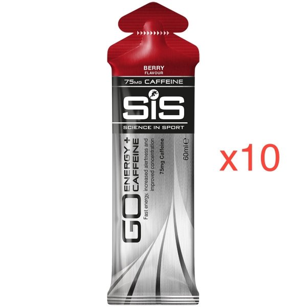 SIS Żel z Kofeiną Jagoda 60ml | x10