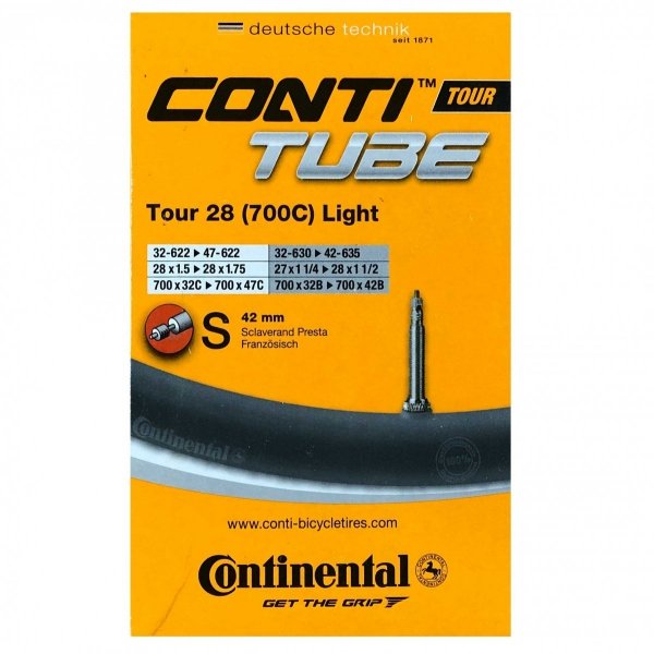 Dętka Continental Tour 28 all light FV 42mm [32-630->42-635]