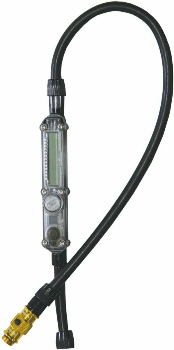 Wężyk do pompki Lezyne Micro Floor Drive z ABS Flip Venti + manometr cyfrowy