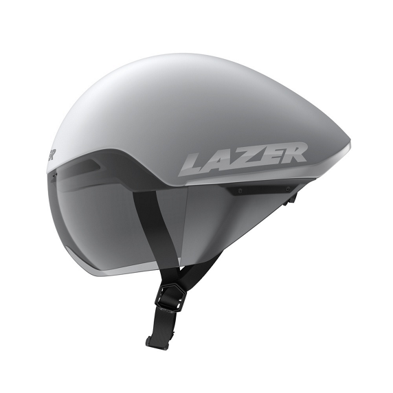 Kask rowerowy Lazer Victor KinetiCore CE-CPSC — Matte White Silver, rozmiar M (55–59 cm)