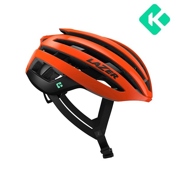 Kask szosowy Lazer Z1 KinetiCore — Flash Orange • Rozmiar M (55–59 cm)