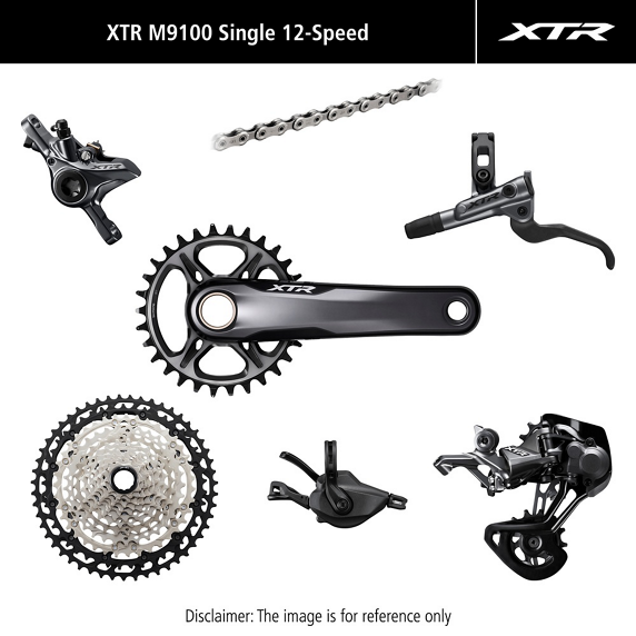 Grupa Shimano XTR M9120 — 1×12, hamulce 2-tłoczkowe, korba 175 mm, zębatka 32T, kaseta 10–51, Clamp Band