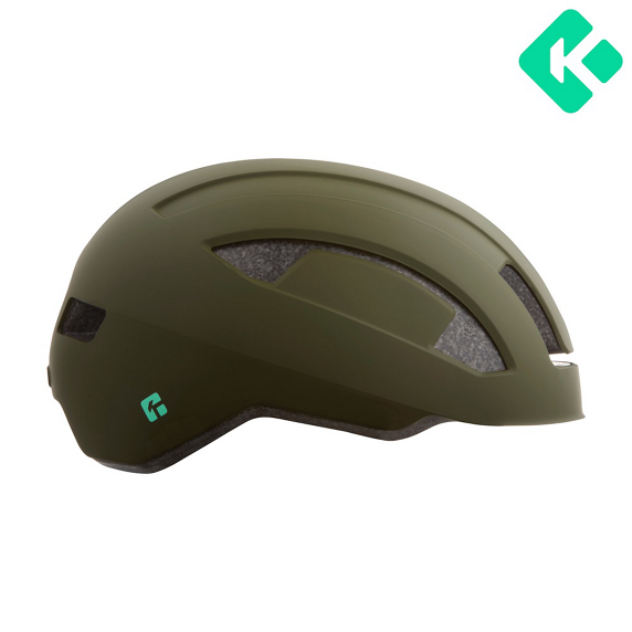 Kask miejski Lazer CityZen KinetiCore — Matte Dark Green, rozmiar L (58–61 cm)