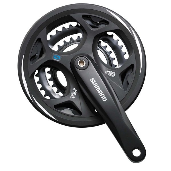 Korba Shimano Altus FC-M311 170mm czarny z osłoną