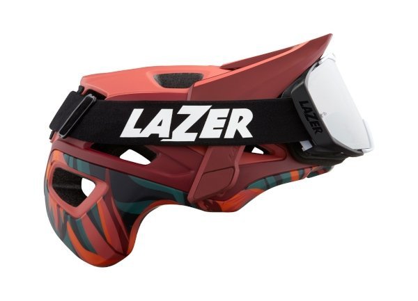 Kask Lazer Jackal Red Rainforest roz.L 