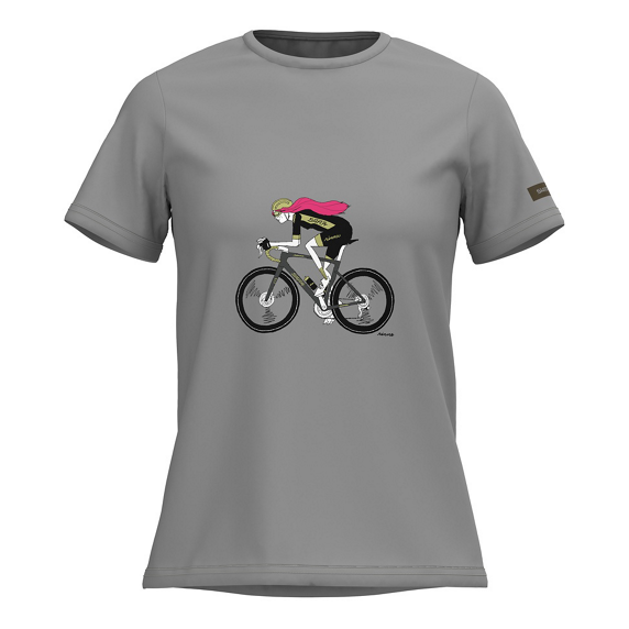 Koszulka damska SHIMANO SENTIERO LTD biało-szara rozmiar M