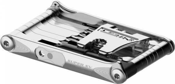 Multitool rowerowy Lezyne Super SV23 — srebrny, 23 funkcje