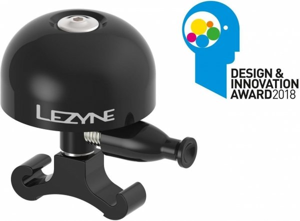 Dzwonek rowerowy Lezyne Classic Brass Bell M All Black — czarny