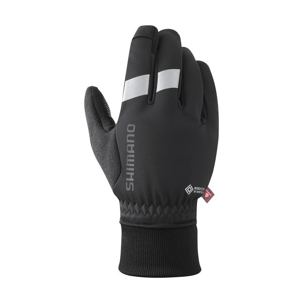 Rękawiczki SHIMANO Windstopper® Primaloft® czarne rozmiar M męskie