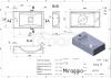 MIRAGGIO Umywalka FARO 40,8x22x7cm biała matowa 0001082