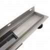 AQUALINE Odpływ liniowy przyścienny 2w1 ze stałym syfonem 60cm LS04600