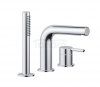 EXCELLENT PI bateria wannowa 3 otworowa, chrom AREX.1234CR