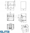 ELITA SZAFKA SPLIT 60 2S FUME MATT PDW 168999