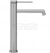 REA - Bateria Umywalkowa FOSS Nikiel Szczotkowany / Nickel Brush INOX wysoka