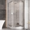 BESCO Kabina prysznicowa 90x90x190 ZARAYA Chrom ZP-90-190-C
