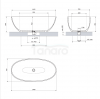 OMNIRES Wanna wolnostojąca SHELL M+ 148 x 75 cm dune beige mat SHELL148WWDB
