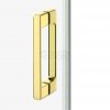 NEW TRENDY Kabina prysznicowa PRIME LIGHT GOLD drzwi przesuwne 110x90x200  D-0422A/D-0224B
