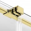 NEW TRENDY Kabina prysznicowa walk in Smart Light Gold, przesuwna, wspornik skośny 160x200 EXK-4301-WU