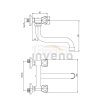 INVENA - Bateria umywalkowo-zlewozmywakowa z wylewką S 160 MODENA  BC-10-F0S-L