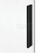 NEW TRENDY Drzwi wnękowe 110x200 Softi X Black, drzwi pojedyncze, przesuwne typu soft close  EXK-5353/EXK-5354