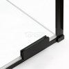 NEW TRENDY Drzwi prysznicowe przesuwne SMART BLACK 120x200 EXK-4111