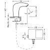 TRES - Bateria bezdotykowa TRESTRONIC Elektroniczna jednostrumieniowa 19260603