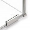 NEW TRENDY Drzwi wnękowe prysznicowe przesuwne SMART 120x200 EXK-4007