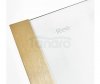 REA - Kabina Prysznicowa MONTANA Gold Brush / Złota Szczotkowana 140x100  /drzwi 140 + ścianka 100/