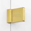NEW TRENDY Kabina prysznicowa WALK IN AVEXA GOLD BRUSHED 90x200 złoto szczotkowane EXK-7004