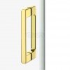 NEW TRENDY Kabina prysznicowa drzwi podwójne przesuwne PRIME LIGHT GOLD 100x70x200 D-0420A/D-0415A