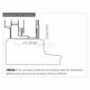 NEW TRENDY Kabina prysznicowa SMART BLACK 1D prostokątna U 120x100x200 szkło czyste 8mm Active Shield 2.0 - UCHWYT RELING EXK-6651