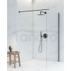 Oltens Bo ścianka prysznicowa Walk-In 90 cm profil czarny mat 22001300