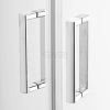 NEW TRENDY Kabina prysznicowa SUVIA 2D półokrągła R55 U 90x90x185 szkło satynowe 5mm K-3574