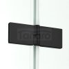 NEW TRENDY Kabina prysznicowa podwójne drzwi składane NEW SOLEO BLACK 100x90x195 D-0236A/D-0239A