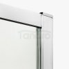 NEW TRENDY Kabina prysznicowa NEW CORRINA 1D prostokątna przyścienna U 110x80x195 szkło czyste 6mm Active Shield  K-0478