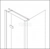 NEW TRENDY - Kabina prostokątna New Renoma BLACK 100x80x195  D-0205A/D-0110B  LEWA