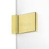 NEW TRENDY Kabina prysznicowa podwójne drzwi uchylne AVEXA GOLD SHINE Linia Platinium 120x90x200 EXK-1705