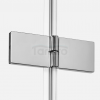 NEW TRENDY Kabina NESTA chrom 1D prostokątna L 90x80x200 czyste 6mm Active Shield 2.0 K-3603