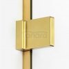 NEW TRENDY Kabina ścianka prysznicowa walk-in AVEXA GOLD BRUSHED 80x200 EXK-3133