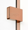 NEW TRENDY Parawan nawannowy Eventa Copper Shine, jednoelementowy, wspornik skośny 100x150 EXK-5698