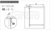 NEW TRENDY Kabina prysznicowa ścianka WALK-IN z uchwytem relingowym AVEXA 120x200 szkło 8mm EXK-2530