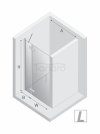 NEW TRENDY DRZWI WNĘKOWE NESTA CHROME, DRZWI POJEDYNCZE 80x200 1L D-0846A