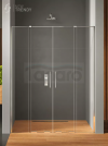 NEW TRENDY Drzwi wnękowe prysznicowe przesuwne podwójne SMART 160x200 EXK-4017